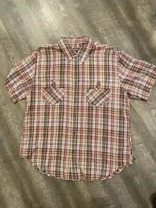 CAMICIA UOMO PLAID SS NUOVA CON ETICHETTE/ROYAL ROBBINS CLUTCH TAGLIA XL 69€ - Foto 1 di 4