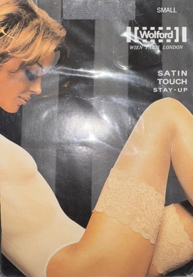 Wolford Satin Touch Stay-up Tamaño: Pequeño Color: Acero 21223 Foto 1 de 3