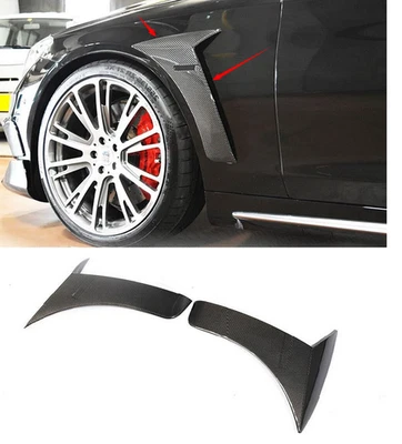 Aletas de guardabarros de ventilación lateral 100 % fibra de carbono para Mercedes W222 S63 S65 AMG 14-20 Foto 1 de 4