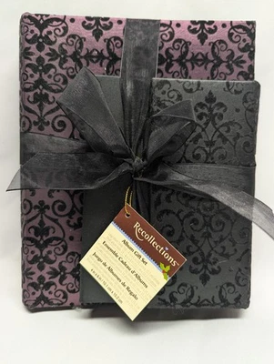 Pack de 2 álbumes de fotos victoriano oscuro/gótico con papel negro Foto 1 de 4