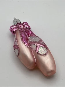 Pantofole da balletto rosa addobbo natalizio vecchio mondo - Foto 1 di 5