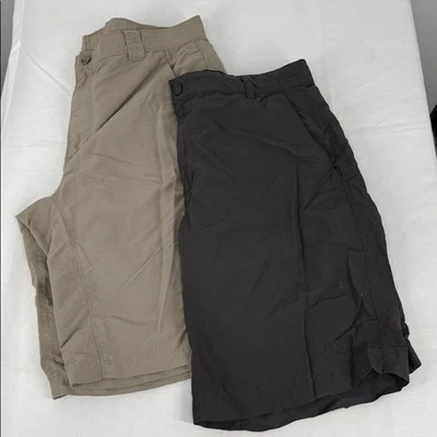 The North Face Pantalones Cortos Para Hombre 36 Lote de 2 Negro Verde Oliva Aire Libre Senderismo Largos Foto 1 de 4