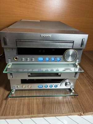 SONY JMD-7 Tuner CD Player HCD-SD1 MD Deck MDS-SD1 CD,MD tested main unit only - Image 1 of 4