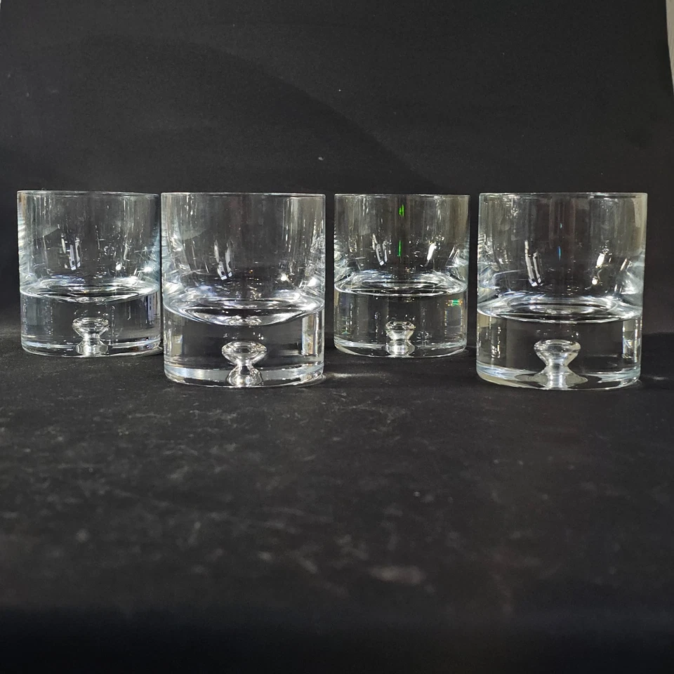 BLOCK KARLSTADT DBL OLD FASHIONED GLASSES, Cut Lead Crystal, 4 1/8", 10 Oz, 4PC - Image 1 of 4