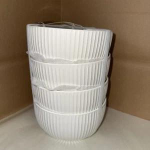 SET 4 CIOTOLE DA 6” IN AVORIO E PIETRA MULTIUSO - Foto 1 di 3