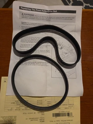 Front Roller Drive Belt Treadmill - Image 1 of 4