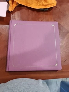 12x12 Creative Memories Scrapbook Album Burgandy Holiday Grandchildren Family - Picture 1 of 6
