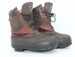 Cabelas Men’s Winter Boots Size 10 Ultra Thinsulate Ultra Insulation - Picture 1 of 12