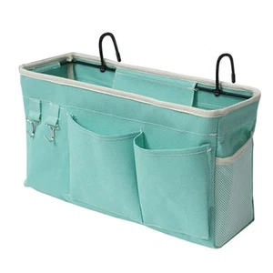 Bedside Caddy Hanging Storage Basket Organizer Bag for Bunk Bed Hospital RV - Picture 1 of 6