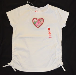 Gymboree SWEETHEART Valentines Day White Knit Top w/Heart NWT 3T - Picture 1 of 2