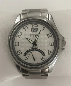 Reloj EOS New York Hombre Tono Plateado Acero Inoxidable - Batería Nueva - Imagen 1 de 5