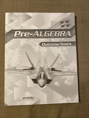 A Beka Pre-Algebra Quizzes/tests - Image 1 of 4