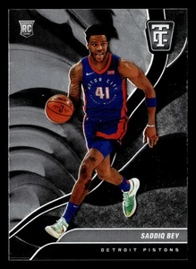 Saddiq Bey 2020-21 Chronicles #715 Pistons TOTALLY CERTIFIED ROOKIE - Picture 1 of 2