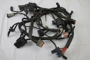 2004 HARLEY XL1200C SPORTSTER MAIN WIRING HARNESS + IGNITION SWITCH + KEY + FUSE - Picture 1 of 8