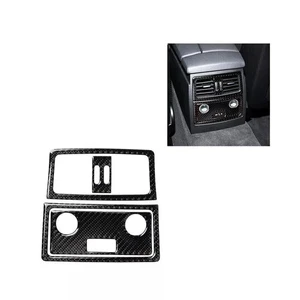 Cubierta del panel de salida de ventilación de aire trasero de fibra de carbono para BMW E60 serie 5 2005-2010 - Imagen 1 de 9