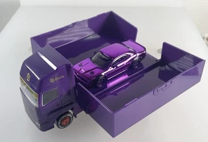 TARMAC WORKS LBWK LB WORKS DODGE CHALLENGER SRT HELLCAT 1/64 with Truck CHASE - Picture 1 of 8