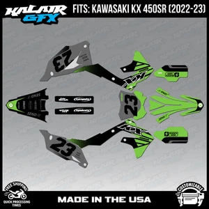 Graphics Decal Kit for Kawasaki KX450SR (2022-2023) OEM - Green - Bild 1 von 4