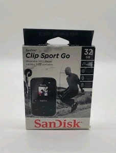 Sandisk Clip Sport Go 32gb MP3 Player - Black - New - Picture 1 of 5