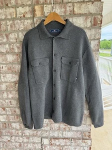 Vineyard Vines Button Down Shirt Jacket Polyester Blend XL - Picture 1 of 6