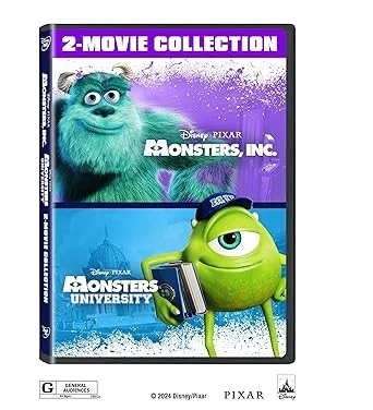 Monsters, Inc. (2001) / Monsters University (2013) (DVD) NEW - Image 1 of 3