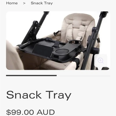 Bandeja de aperitivos Pronto para cochecito Foto 1 de 4