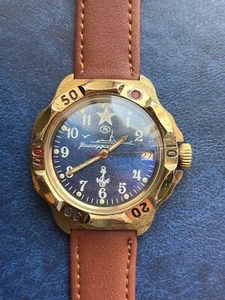 Vostok Komandirskie mechanical vintage Soviet Era mens watch USSR - Picture 1 of 6