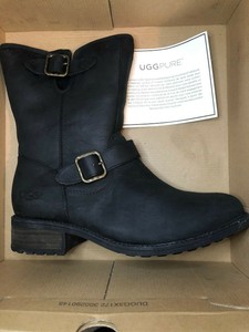 ugg chaney black leather