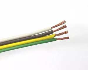 Alambre plano de remolque de alta resistencia calibre 14 8 ft 4 conductores ~ 4C 14AWG (R151) - Imagen 1 de 1