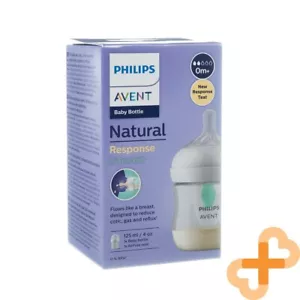 PHILIPS AVENT Natural Response Bottle with Additional AIRFREE Valve 125 ml - Picture 1 of 24