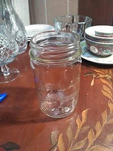 Vintage 5.25x3" Atlas Strong Shoulder Pint Size #4 1930s-40s Mason Jar - Picture 1 of 9