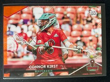Connor Kirst 2022 Topps Premier Lacrosse League PLL Orange Card #'d/25