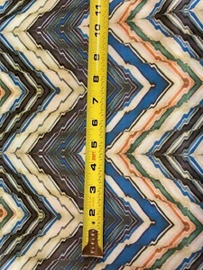 500364 - Tessuto multicolore elasticizzato setoso - 60" larghezza x 1 iarda lunghezza 20" - Foto 1 di 2