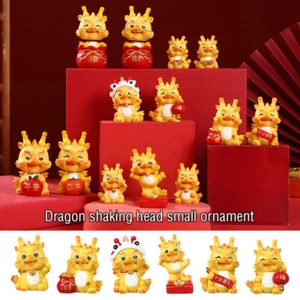 2024 Chinese New Year Dragon Statue Home Desktop Ornament Car Dashboard Decor - Bild 1 von 40