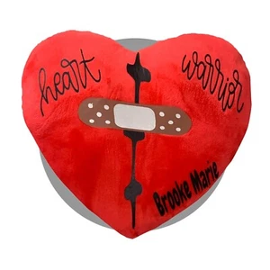 Heart Surgery Pillow - Personalized Post Heart Surgery Pillow Get Well Gift - Picture 1 of 12