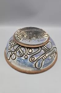 Vintage Studio Art Pottery Lidded Box Signed & Dated 1976 - Picture 1 of 13