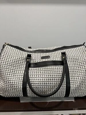 Bolso de Lona Adrienne Vittadini Studio Grande Blanco  Foto 1 de 4