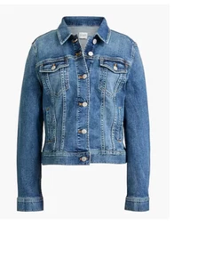 J.Crew 118 $ klassische Jeansjacke in blau Denim Größe XS BA036 - Bild 1 von 6