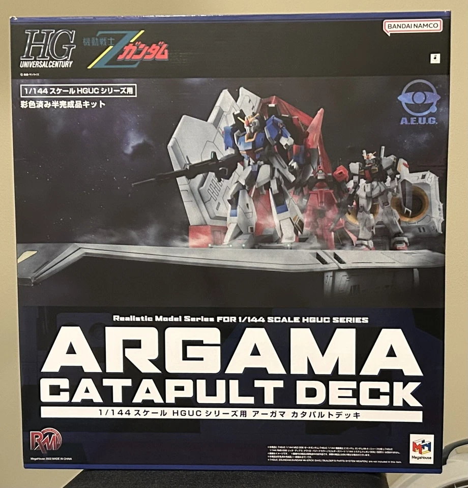 MegaHouse Modelo Realista Serie 1/144 Traje Móvil Z Gundam Argama Catapulta Cubierta Foto 1 de 4