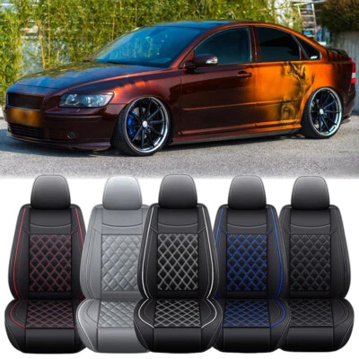 PU 2-5 Seat Full Set Car Seat Cover Luxury Leather For Volvo S40 S60 S70 S80 S90 Foto 1 de 4
