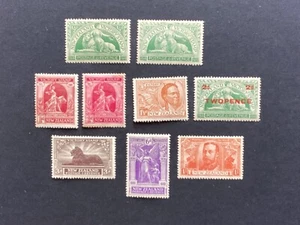 NZ 1920 Victory Set to 1/- plus extras lhm (A197) - Picture 1 of 2
