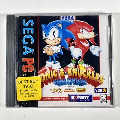Vtg Sonic & Knuckles Collection 2000 Expert Software PC Sealed, Jewel Case Crack - Image 1 of 4