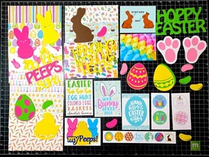 OSTERN Sammelalbum Set! Ostern Peeps, Jellybeans, Hasen, Projektleben, Papier  - Bild 1 von 1