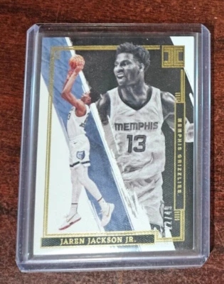 2021-22 Panini Impeccable Gold Jaren Jackson Jr 22/49 Grizzlies SP - Image 1 of 2