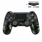 Case Skin Grip Cover For Sony PS4 Controller With Light Stickers Camouflage UK