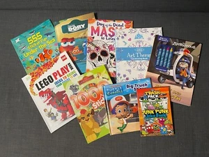 Kinder Mix n Match Buch Konvolut inkl. Disney Aufkleber Malvorlagen Aktivitätsgeschichte - Bild 1 von 71