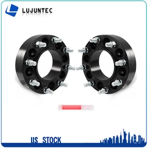 (2) 8x6.5" to 8x180mm 2" Wheel Adapters M14x1.5 For GMC Savana 2500 3500 96-24 - Picture 1 of 10