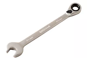 Cr-V Reversible Ratcheting Combination Open Ratchet Ring Spanner Option:8-32mm - Bild 1 von 5