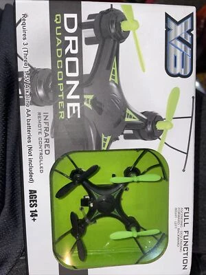 NEW Playtek XIB Mini Drone Quadcopter Infrared White Green FULL FUNCTION, SEALED - Image 1 of 3