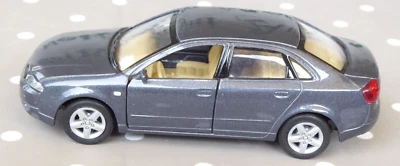 Welly PKW Audi A4, 3.0 Limousine Grigio Metallizzato, 1/43, Ben Conservato, 1:43 - Immagine 1 di 4