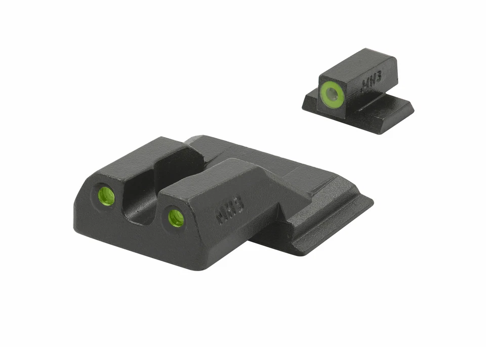 Meprolight Hyper-bright Tritium Pistol Sights S&w M&p Shield Ml 0417703111